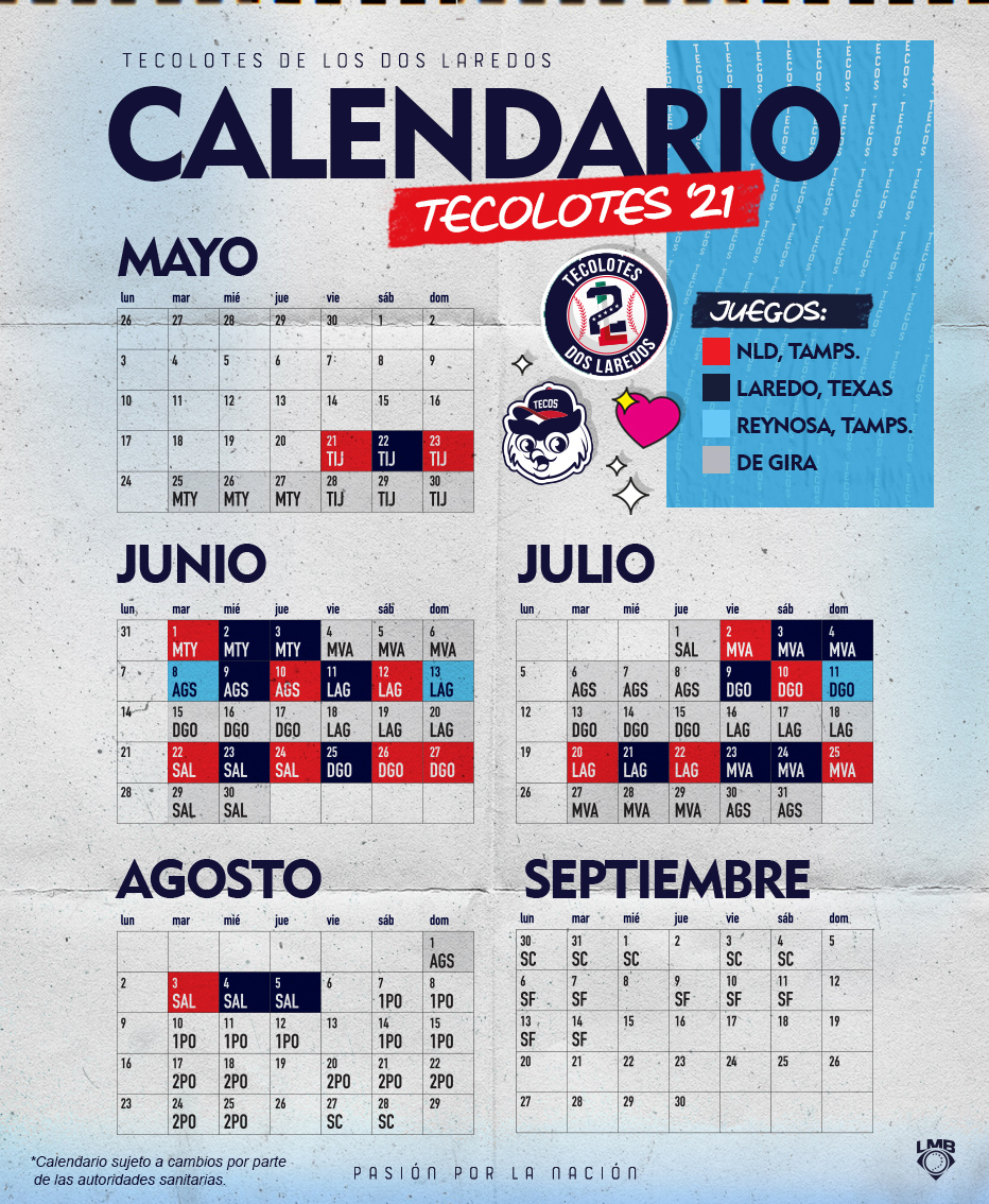 Anuncia Tecolotes calendario de juegos en casa Tecos de los Dos Laredos